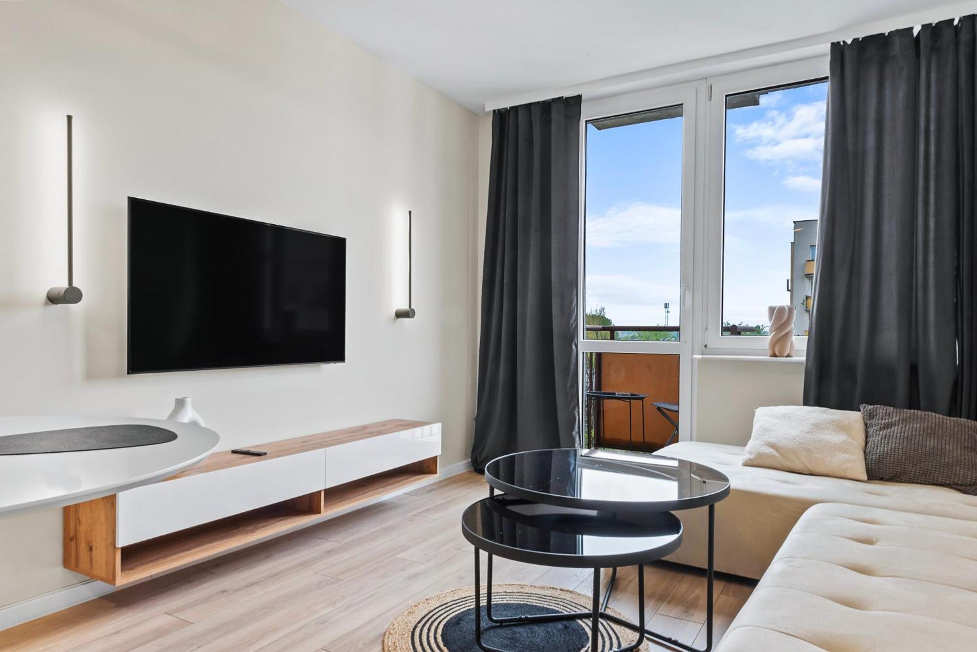 Rentplanet - Apartament Miedzynarodowa Varšava Exteriér fotografie