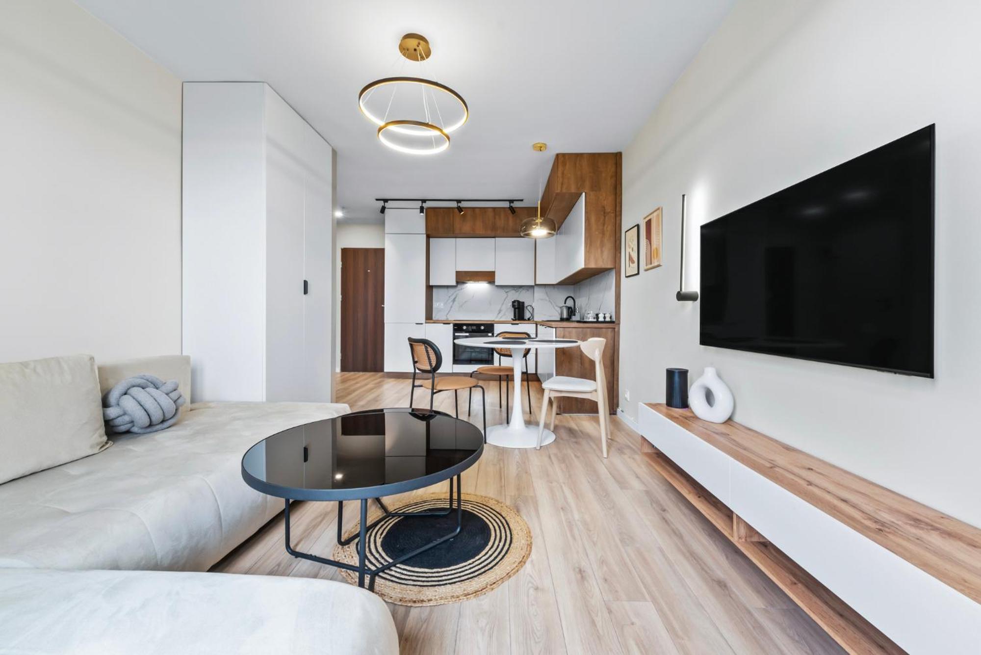 Rentplanet - Apartament Miedzynarodowa Varšava Exteriér fotografie